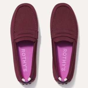 Rothy's The Driver Loafer — Women's Size 10 in Burgundy